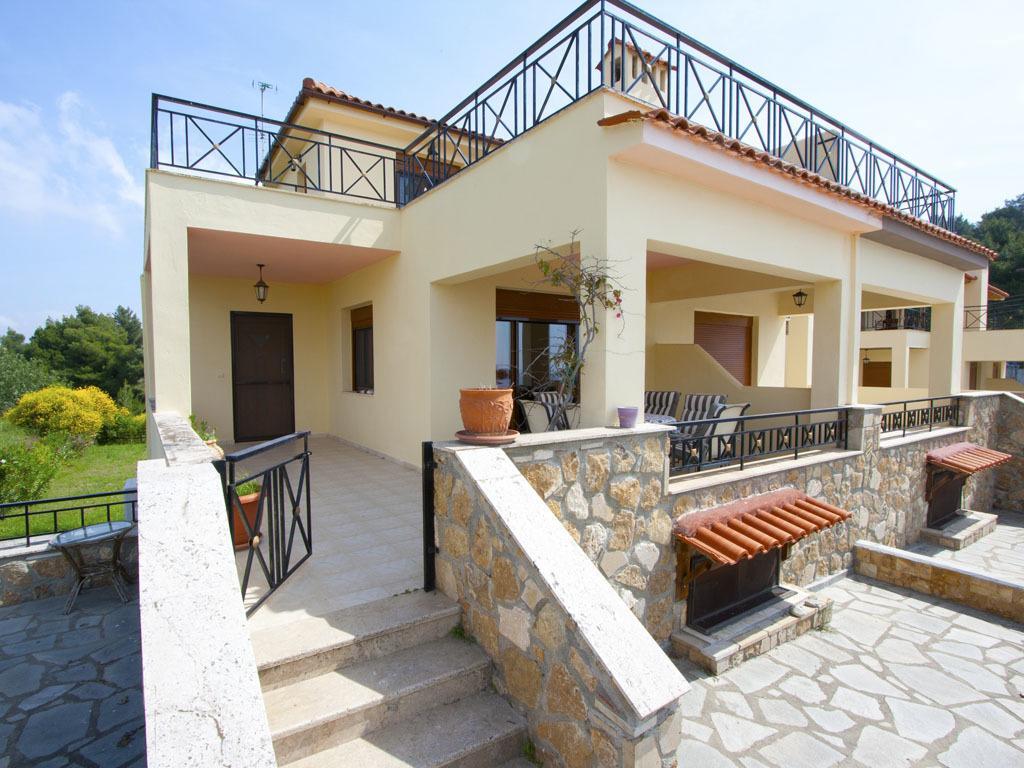 Sea View House Villa Посиди Стая снимка